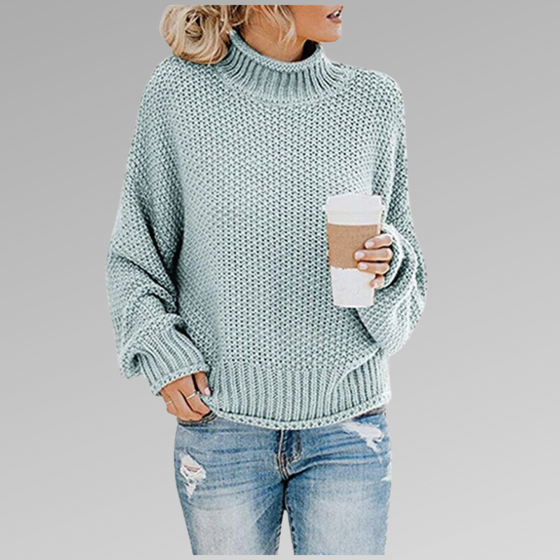 Stylish Knitted Sweater - Comfortable and Timeless – Baby Blue | The Bellemont Sisters Australia