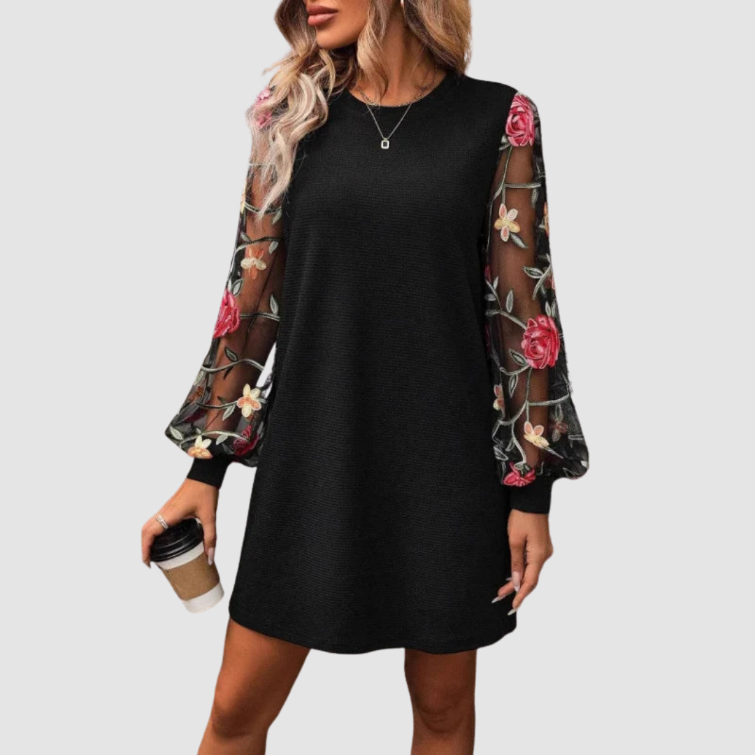Shara™ Lace Long Sleeve Dress | The Bellemont Sisters Australia