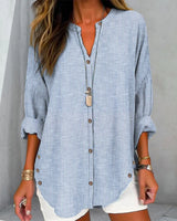 Isabella | Women’s Relaed Striped Button Blouse | The Bellemont Sisters Australia