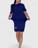 Makynzee | Comfortable Dress – Navy Blue | The Bellemont Sisters Australia