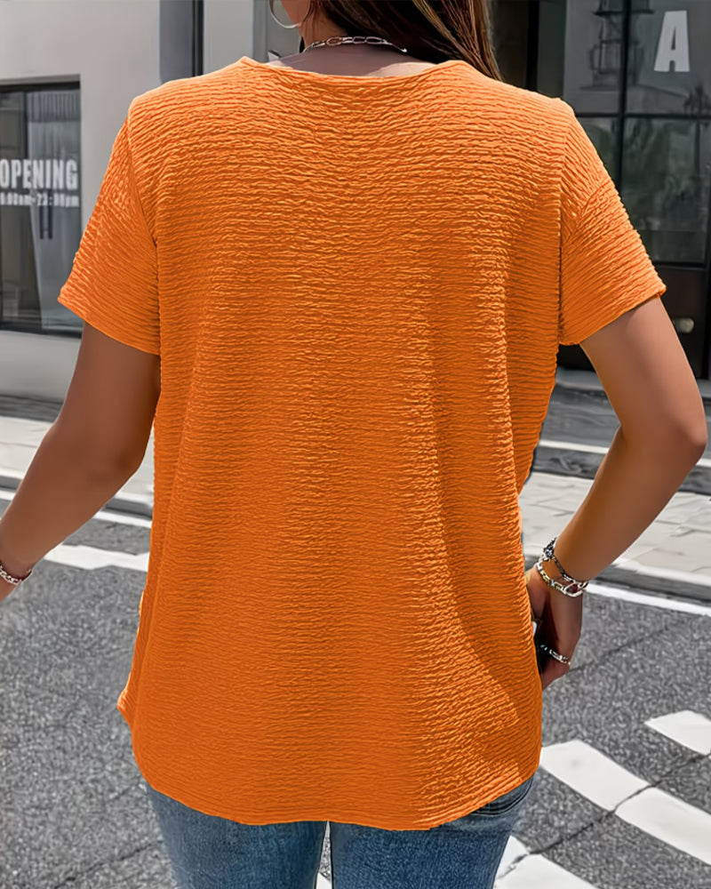 Barbara|Collar T-Shirt with Buttons | The Bellemont Sisters Australia
