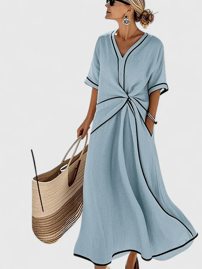 Erykahhh | Elegant Dress – Blue | The Bellemont Sisters Australia
