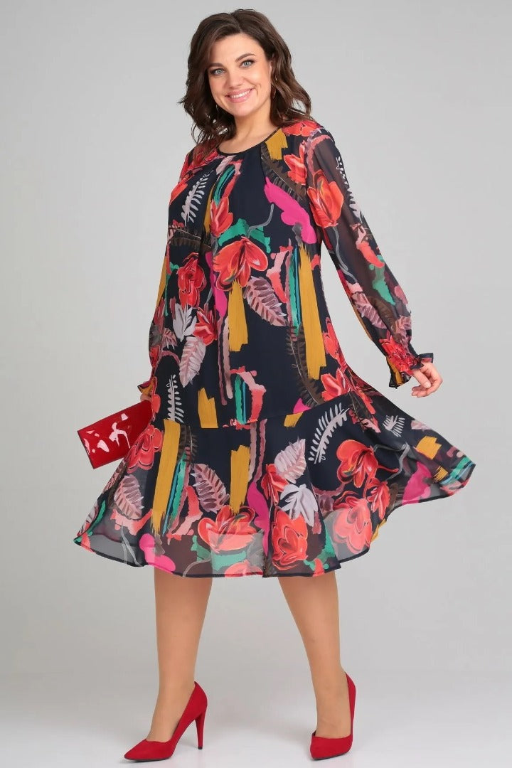 Florinda™ Elegant Floral Dress | The Bellemont Sisters Australia