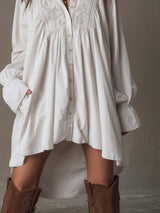 Anastasia™ | Lace Shirt Mini Dress | The Bellemont Sisters Australia