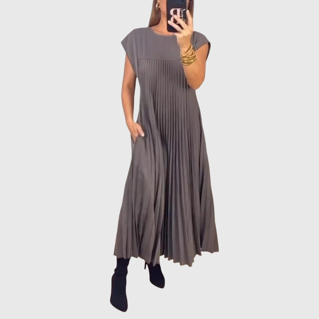 Mariana | Elegant Dress – Gray | The Bellemont Sisters Australia
