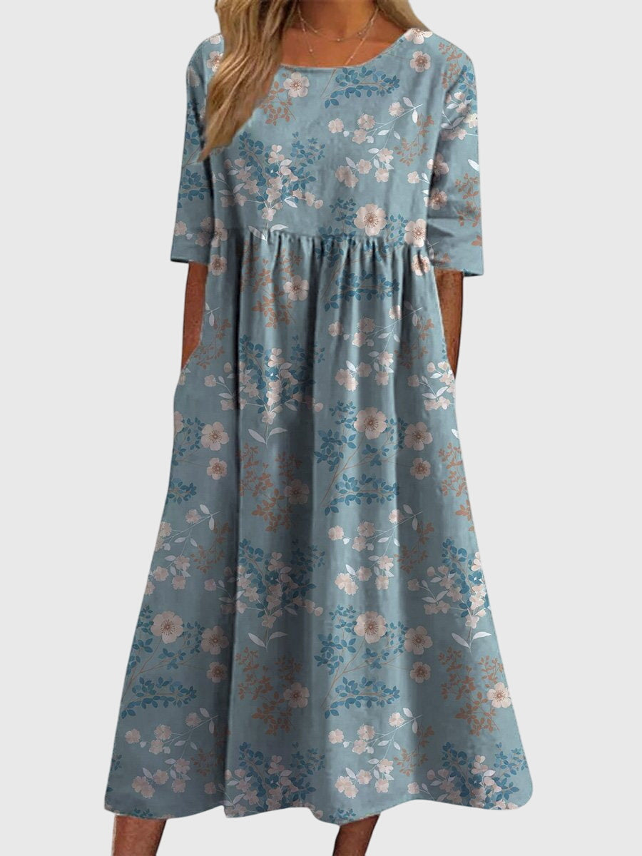 Djala | Flattering Dress – Light Blue | The Bellemont Sisters Australia