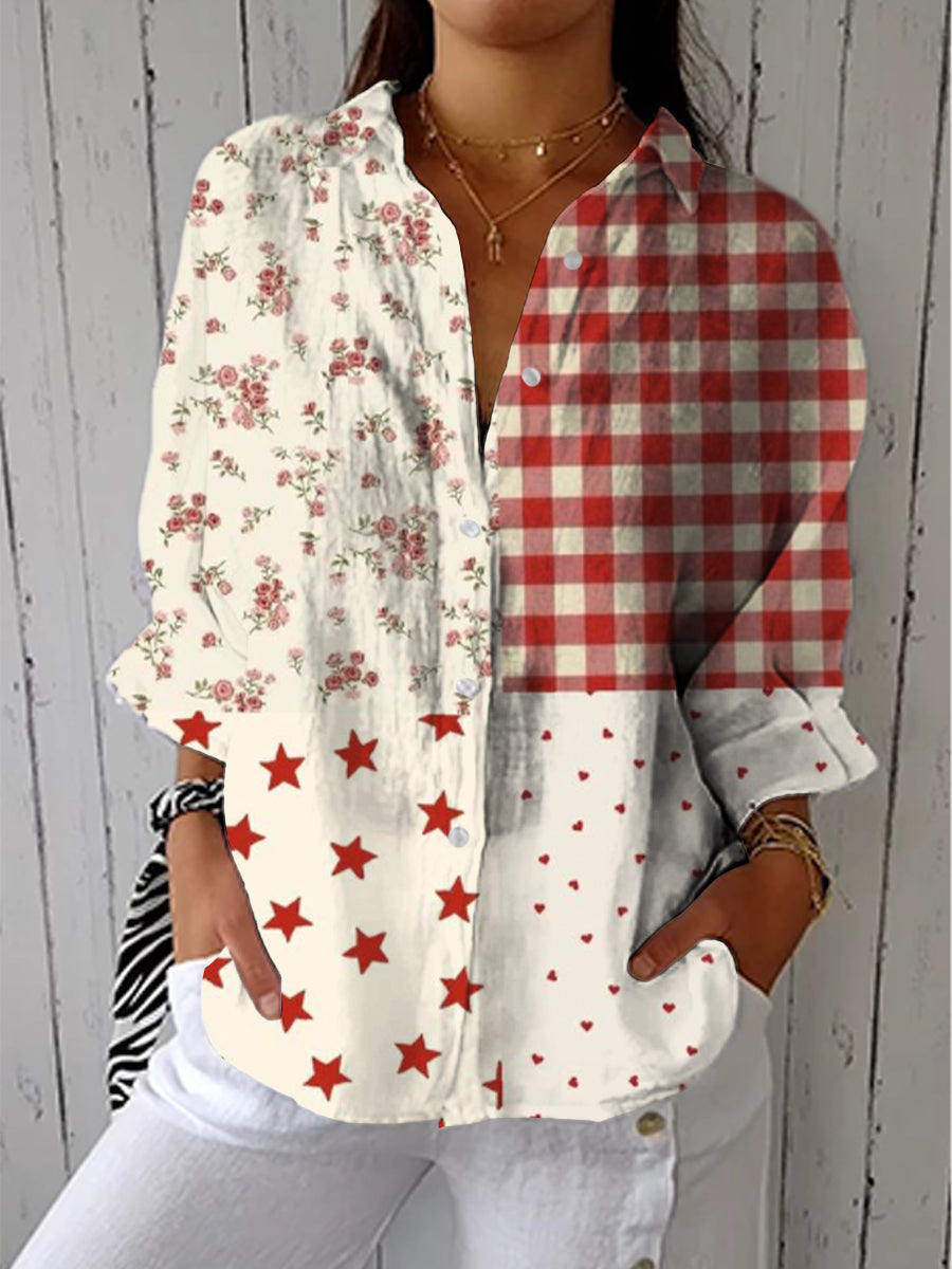 Rosemary – Classic Patchwork Blouse | The Bellemont Sisters Australia