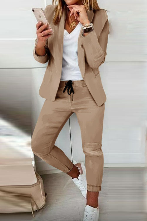 Charlotte | Elegant Everyday Set – Khaki | The Bellemont Sisters Australia