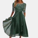 Rubi™ Elegant Lace Dress – Green | The Bellemont Sisters Australia
