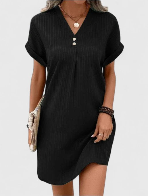 Massie | Draped Dress – Black | The Bellemont Sisters Australia