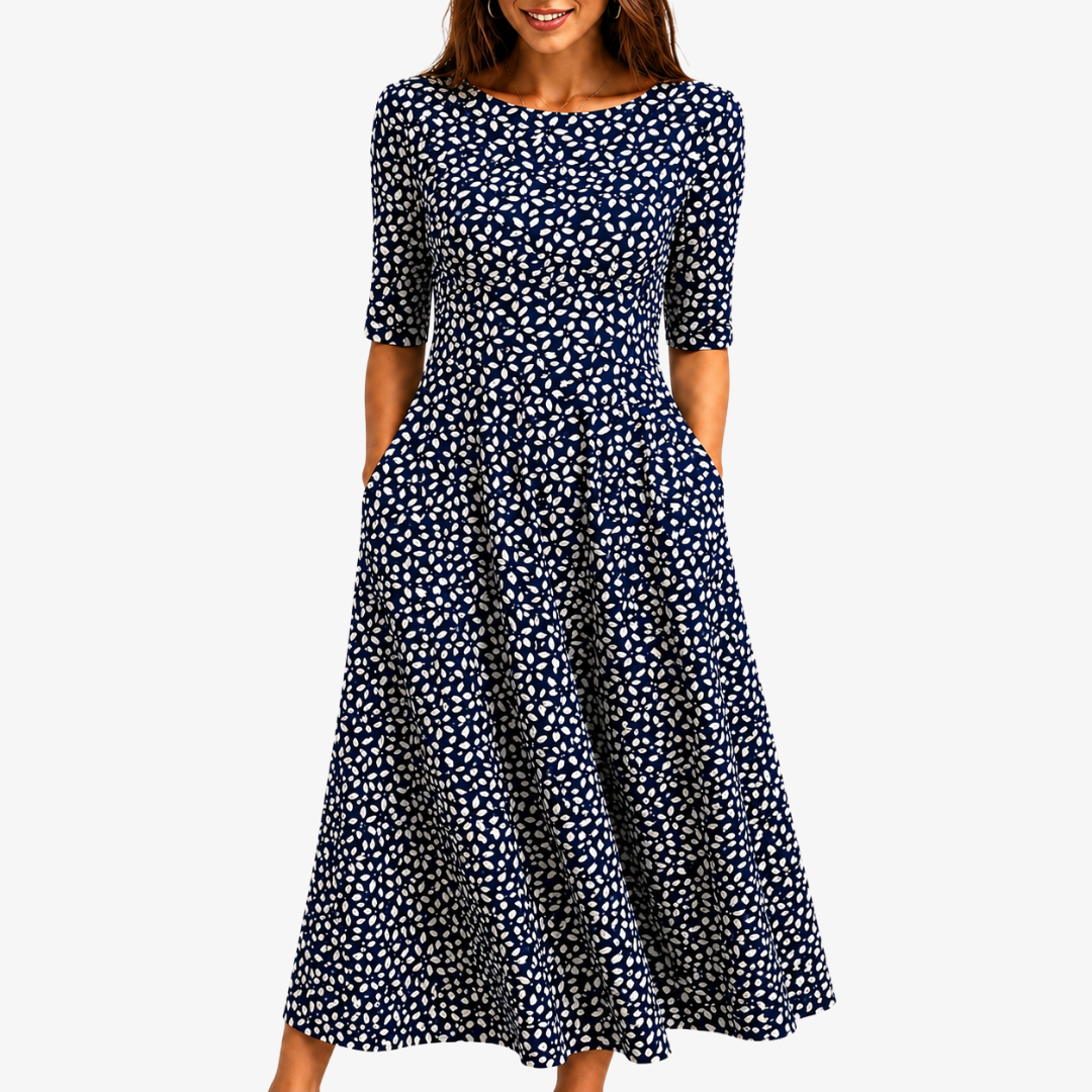 Midnight Bloom Pocket Maxi Dress | The Bellemont Sisters Australia