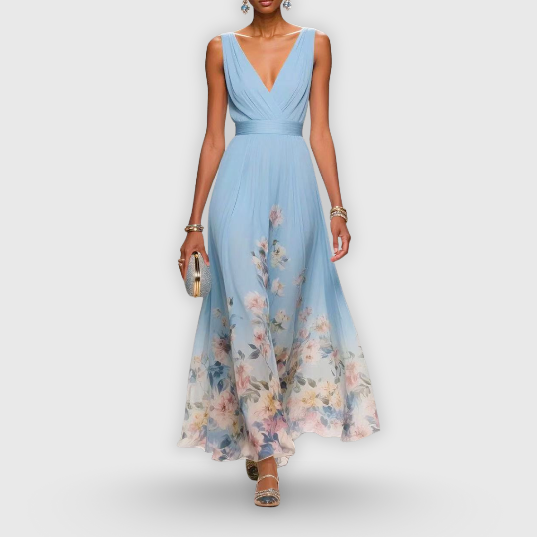 Madeline | Elegant Dress – Light Blue | The Bellemont Sisters Australia