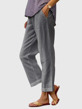 Elaine | Elegant Women's Pants – Gray | The Bellemont Sisters Australia