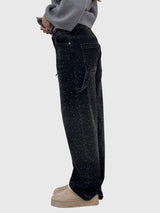 Kimberly | Women’s Sparkle Diamond Denim Pants | The Bellemont Sisters Australia