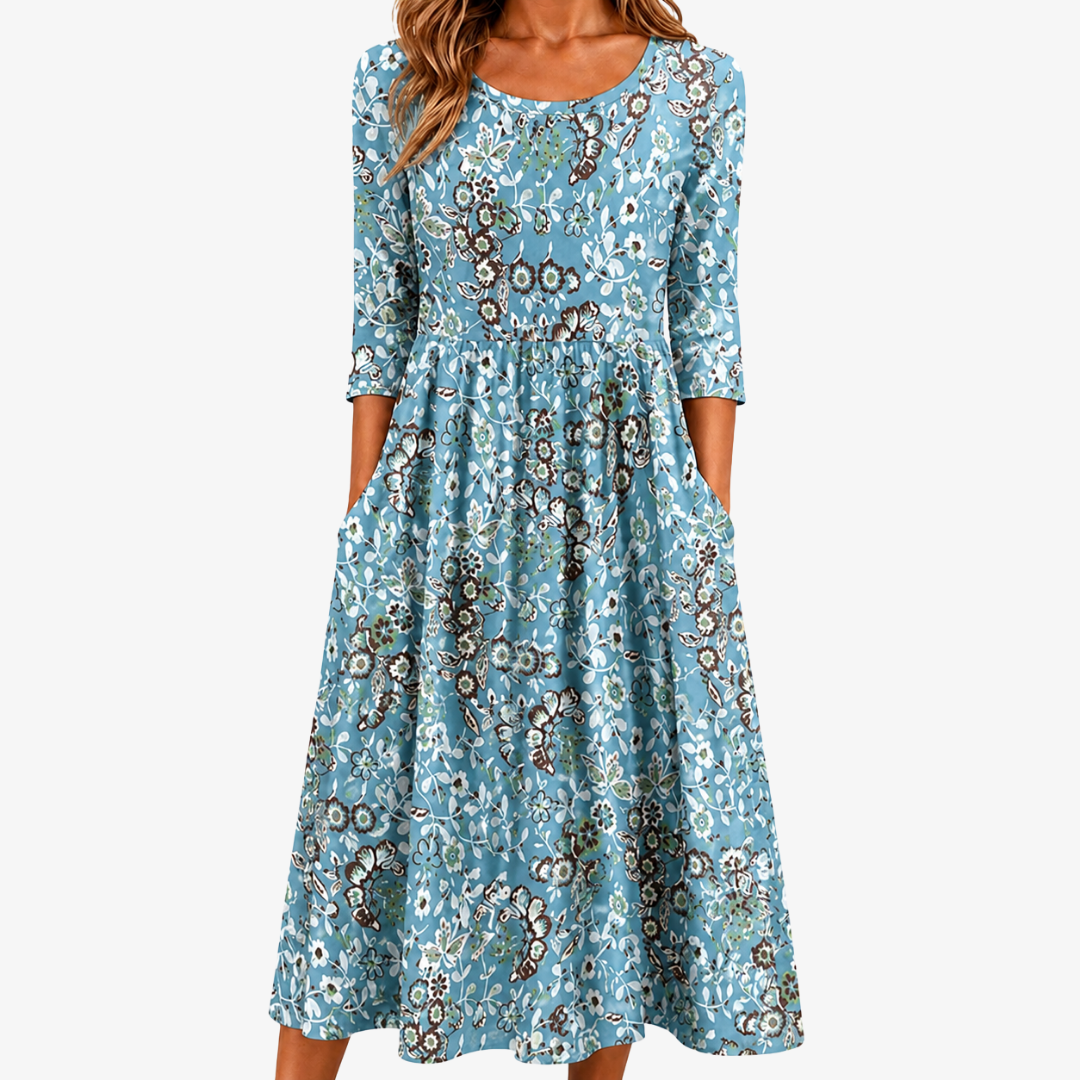 Coastal Garden Pocket Maxi Dress | The Bellemont Sisters Australia