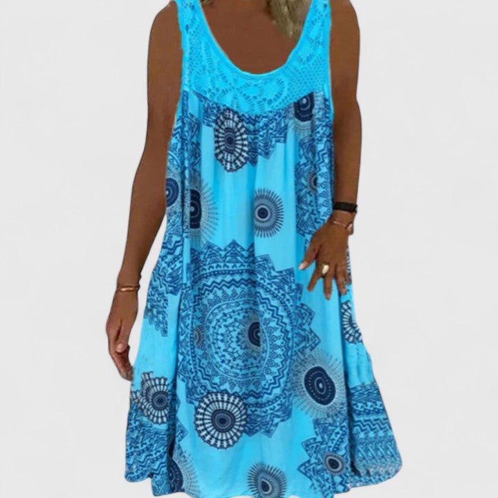 Arya |  Comfortable Summer Dress – Blue | The Bellemont Sisters Australia