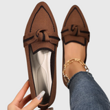 Milena | Knotted Comfort Loafers – Brown | The Bellemont Sisters Australia