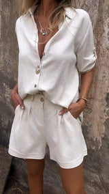 Hayes | Breezy Linen Set | The Bellemont Sisters Australia