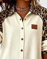 Jackie™ Leopard Print Button-Down Shirt | The Bellemont Sisters Australia