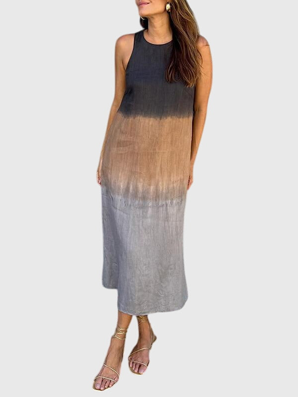Mira | Stylish Print Dress – Gray | The Bellemont Sisters Australia