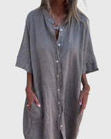 Kristine | Elegant Dress – Gray | The Bellemont Sisters Australia