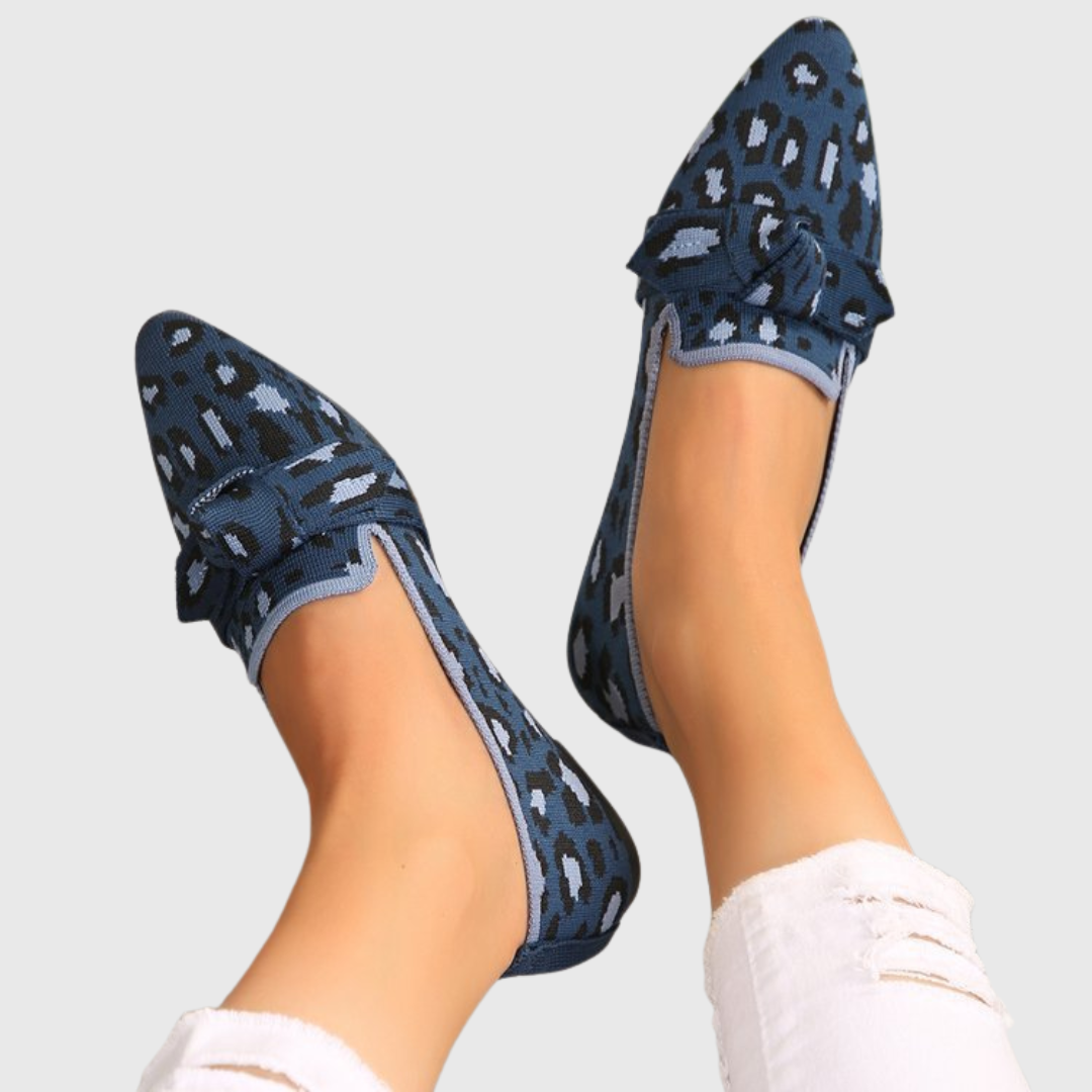 Marissa | Tiger Comfort Loafers – Blue | The Bellemont Sisters Australia