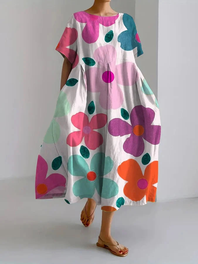 Eli floral summer dress – Purple | The Bellemont Sisters Australia