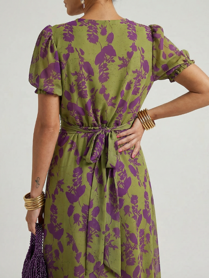 Virel | Relaxed Floral Midi Dress | The Bellemont Sisters Australia