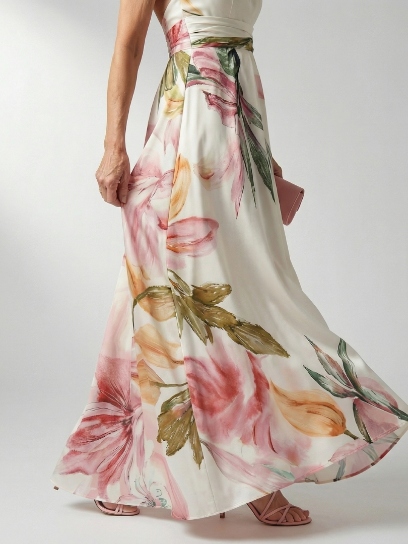 Amiel™ Light Floral Maxi Dress | The Bellemont Sisters Australia