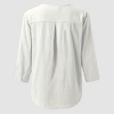 Melisa™ Casual Cotton & Linen Blouse | The Bellemont Sisters Australia