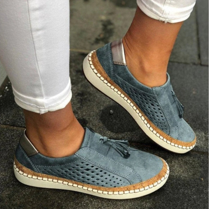 Arden | Orthoflex Slip-Ons – Navy | The Bellemont Sisters Australia