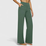 Jasmynne | Comfortable Pants – Dark Green | The Bellemont Sisters Australia
