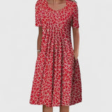 Olyverrah | Elegant Dress – Red | The Bellemont Sisters Australia