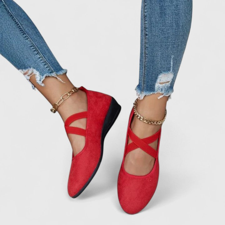 Jynna | Orthopedic Shoes – Red | The Bellemont Sisters Australia