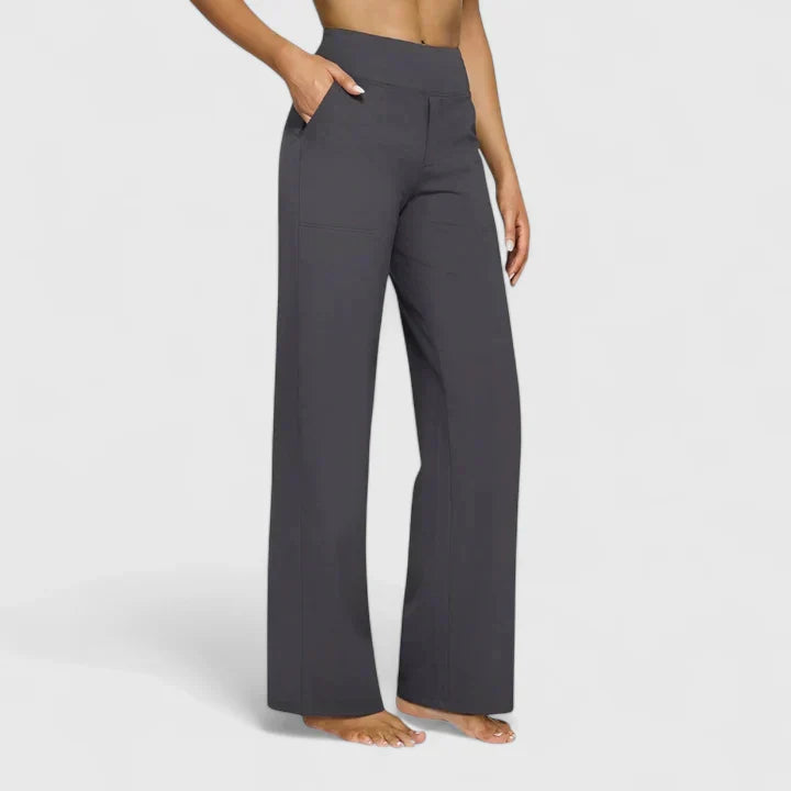 Ame | Elegant Pants – Gray | The Bellemont Sisters Australia