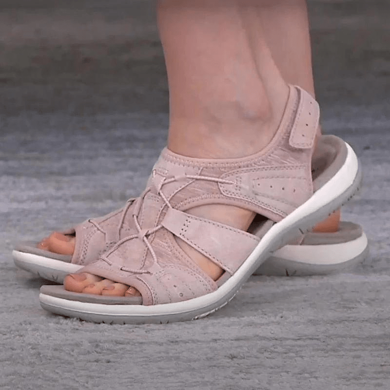 Sandro | Coastal Sandals – Pink | The Bellemont Sisters Australia