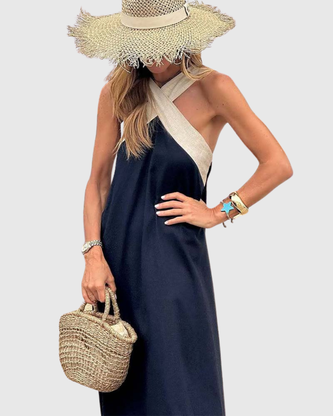Orella | Cross-Neck Dress | The Bellemont Sisters Australia