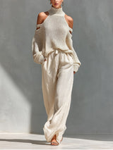 Alessia | Off-Shoulder Two-Piece – Beige | The Bellemont Sisters Australia