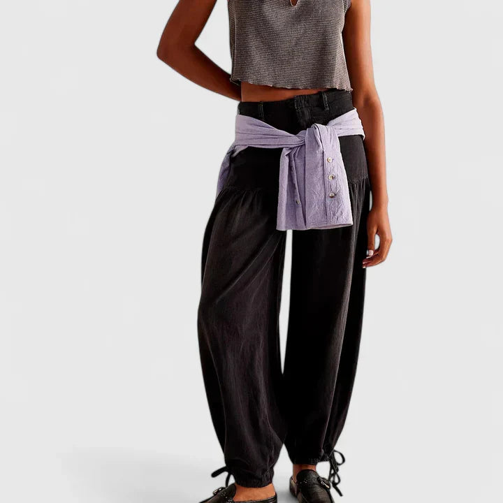Lani | Elegant Pants – Black | The Bellemont Sisters Australia