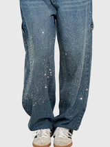 Kimberly | Women’s Sparkle Diamond Denim Pants | The Bellemont Sisters Australia