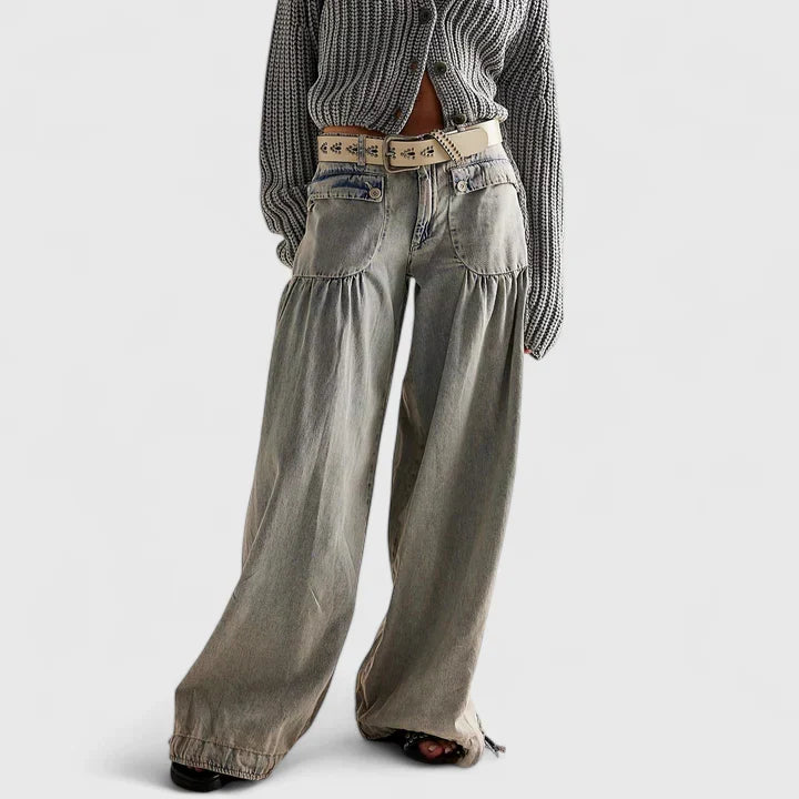 Lani | Elegant Pants – Gray | The Bellemont Sisters Australia