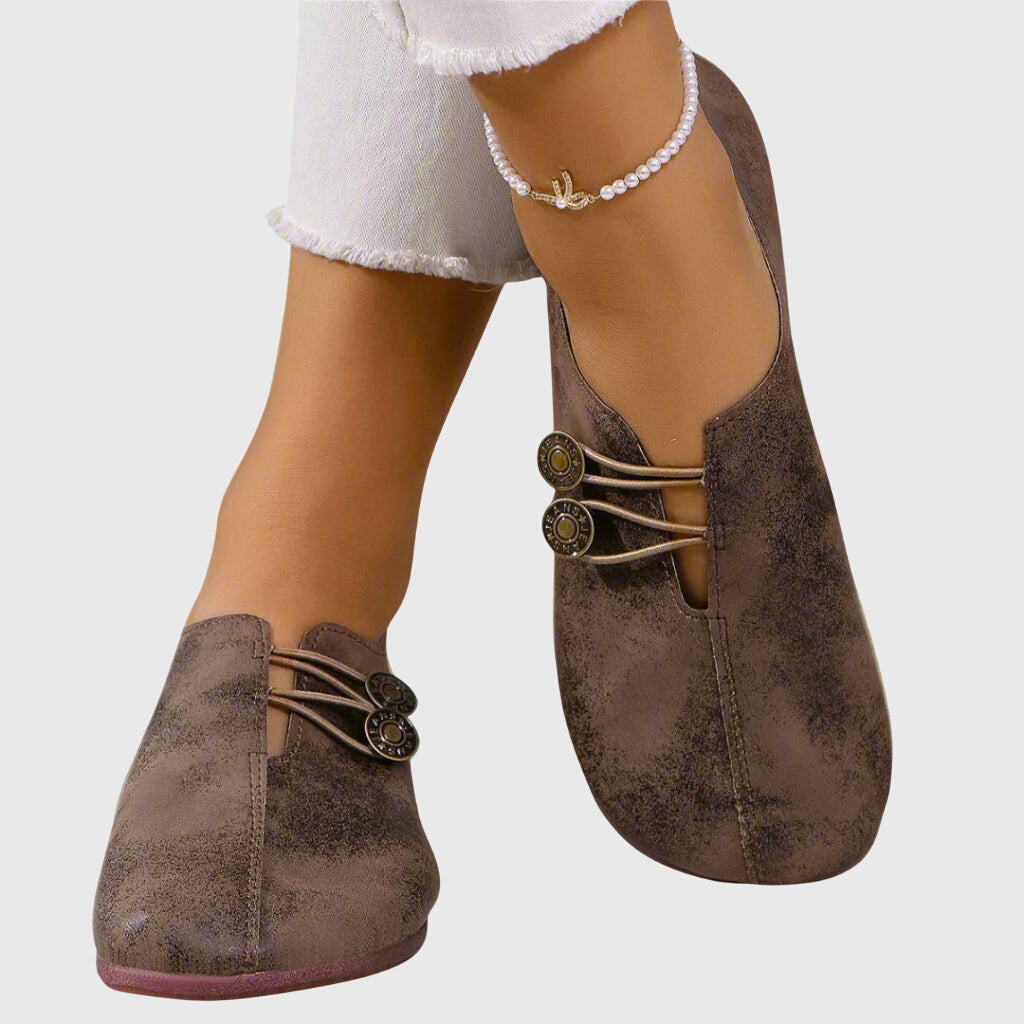 Josephine | Daily Comfort Slip-Ons – Dark Brown | The Bellemont Sisters Australia