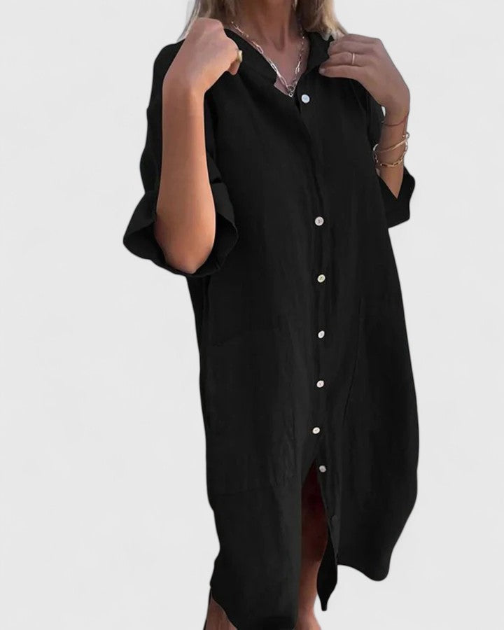 Kristine | Elegant Dress – Black | The Bellemont Sisters Australia