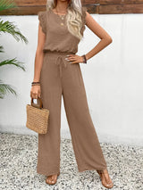 Zella™ Elegant Two-Piece Set – Brown | The Bellemont Sisters Australia