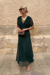 Santana | Midi Dress – Green | The Bellemont Sisters Australia