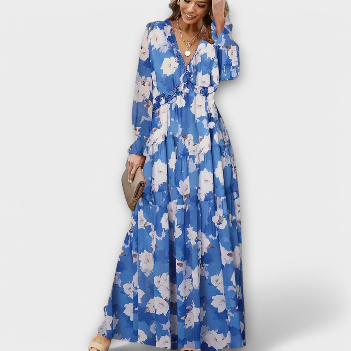 Ynah | Elegant Maxi Dress | The Bellemont Sisters Australia