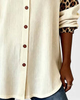 Jackie™ Leopard Print Button-Down Shirt | The Bellemont Sisters Australia