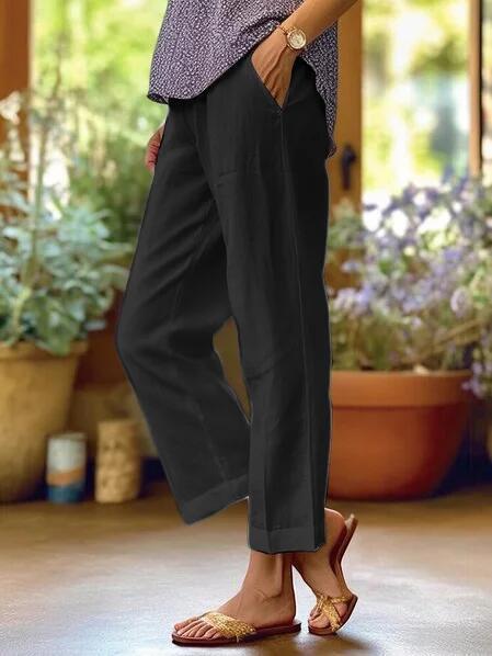 Coastal Breeze Trousers – Black | The Bellemont Sisters Australia