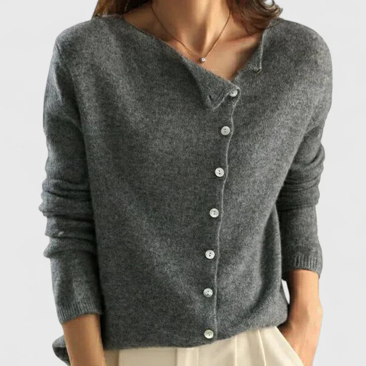 Calizhyah | Elegant Cardigan – Gray | The Bellemont Sisters Australia