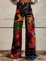 Léna - Bohemian Chic Pants – Red | The Bellemont Sisters Australia
